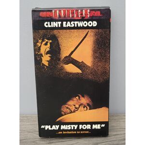VTG‎ 1999 Universal Thrillers Clint Eastwood Play Misty For Me VHS Movie